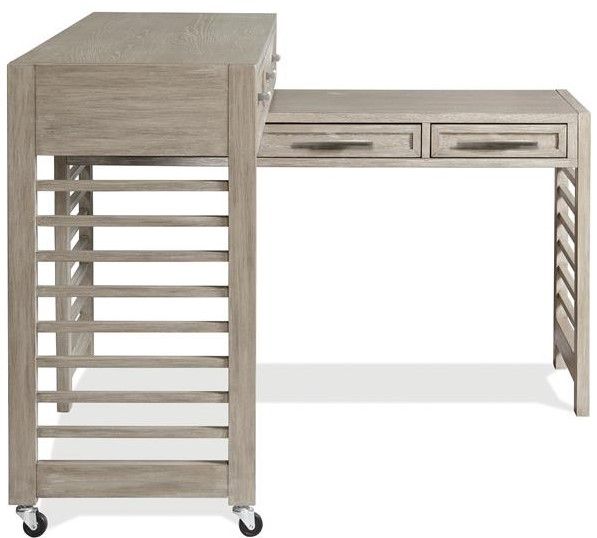 Riverside Furniture Fresh Perspectives Casual Taupe Swivel Desk-1