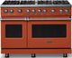 Viking® 5 Series 48" Spiced Cider Pro Style Gas (LP) Range with Polished Chrome Trim-0
