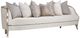 Michael Amini® Malibu Crest Chardonnay/Cloud White Sofa-0