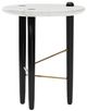 Caracole® Madera Guangxi Marble Small Spot Table with Modern Walnut Base-0