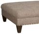 King Hickory Customizable Capitol Fabric Square Large Ottoman-3