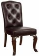 Furniture of America® Bellagio 2-Piece Cherry/Dark Brown Dining Side Chair Set-0
