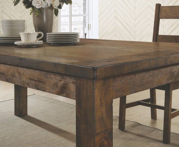 Coaster® Coleman Golden Brown Dining Table-1