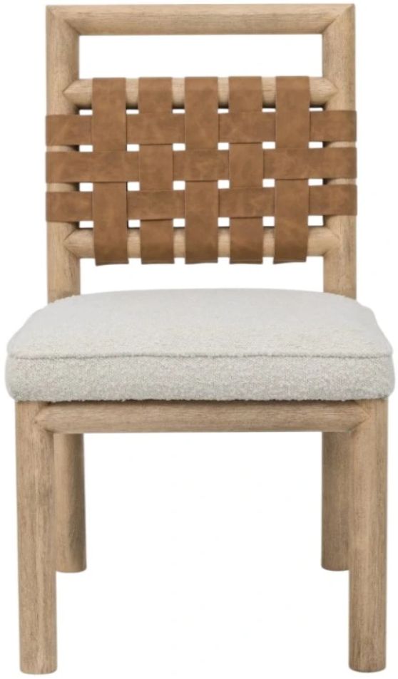 Modus Furniture Dorsey Ginger/Ricotta Upholstered Dining Side Chair-2