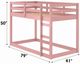 ACME Furniture Gaston II Pink Youth Twin Loft Bed-2