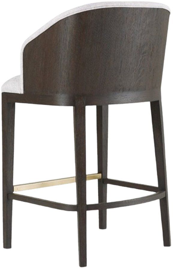 Hooker® Furniture Curata Midnight/Montlieu Opal Upholstered Bar Stool-2