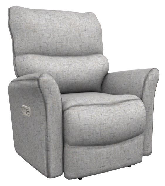 La Z Boy Rowan Ash Power Wall Recliner with Headrest and Lumbar Lundquist Furniture