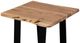 Porter International Designs Manzanita Natural End Table with Black Metal Base -3