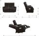 La-Z-Boy® Baron Horizon Power Wall Reclining Loveseat with Headrest and Lumbar-2