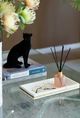 A & B Home White 6" Marble Tray-4