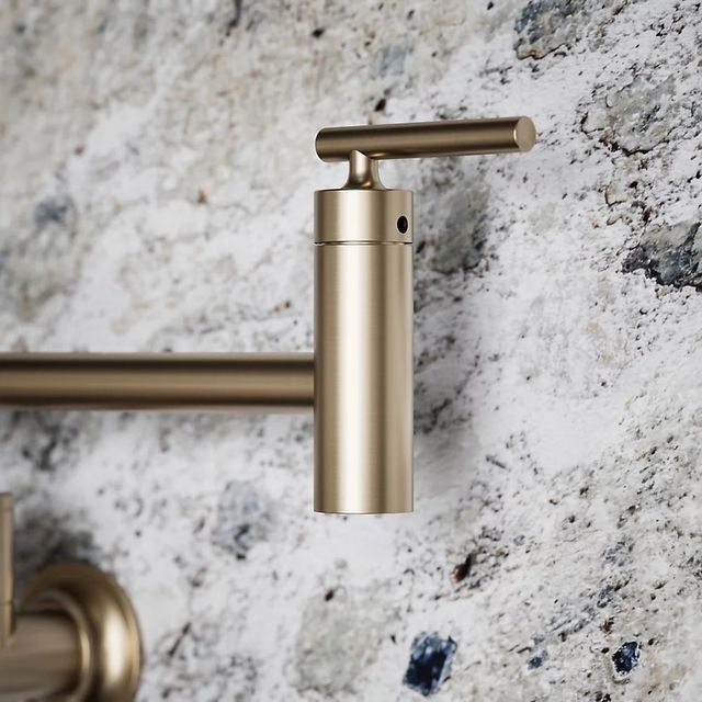 KOHLER® Vibrant Brushed Bronze Wall-Mount Pot Filler-3