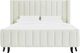TOV Furniture Waverly Cream Velvet Queen Bed-3