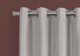 Monarch Specialties Inc. 2-Piece Silver 52" x 95" Solid Blackout Curtain Panel Set-4