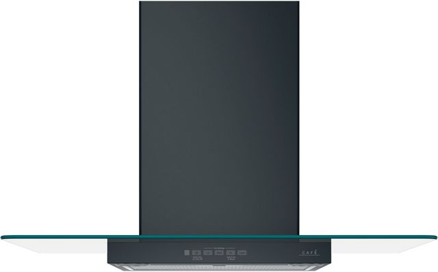 Café™ 30" Matte Black Wall Mounted Range Hood-0