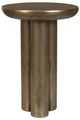 Uttermost® Thorp Antique Brass Aluminum Indoor-Outdoor Accent Table-3