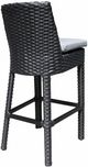 CabanaCoast® Customizable Brighton Wicker Outdoor Bar Stool-2