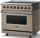 Viking® 5 Series 36" Nantucket Pro Style Induction Range with Polished Chrome Trim-2