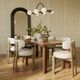 TOV Furniture Odessa Cream Leather Dining Chair-1
