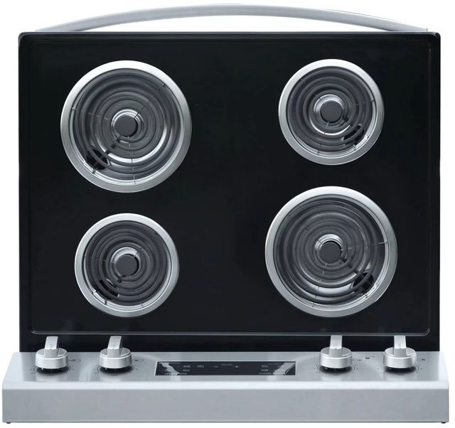 Kenmore® 30" Black and Stainless Steel Freestanding Coil Electric Range-2