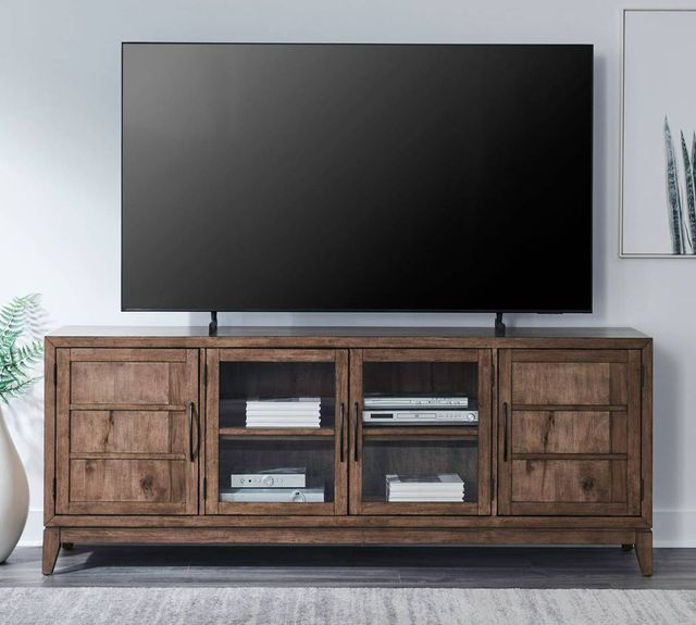 Liberty Furniture Shaker Lakes Harvest Brown TV Console-1