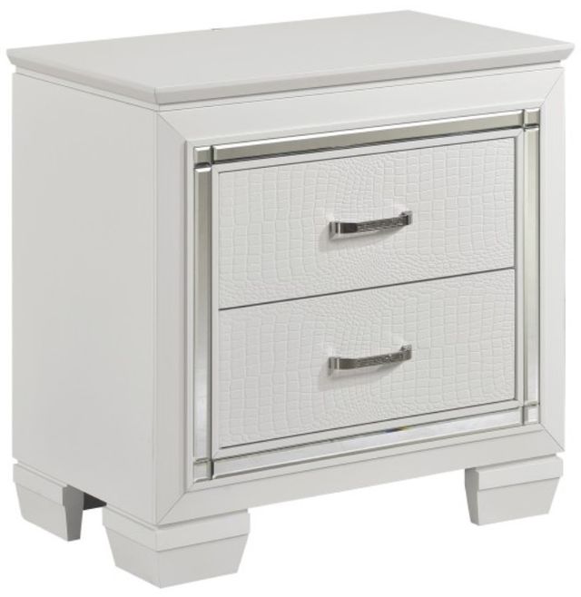 Homelegance® Allura 4-Piece White Queen Bedroom Set-3