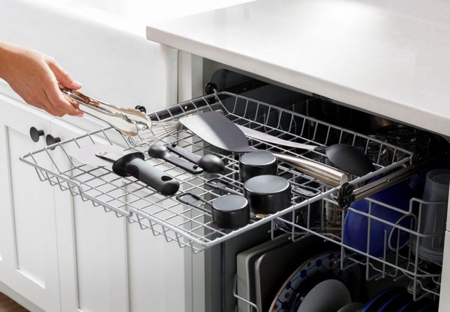 GE® 24" Black Built In Dishwasher-6