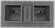 Vent-A-Hood® 60" Gunsmoke Contemporary Island Range Hood-2
