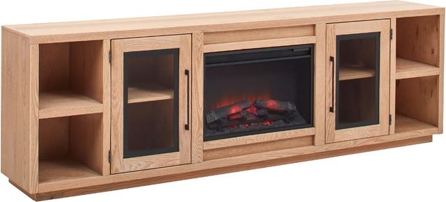 aspenhome® Paige Cashew Fireplace Media Console-0