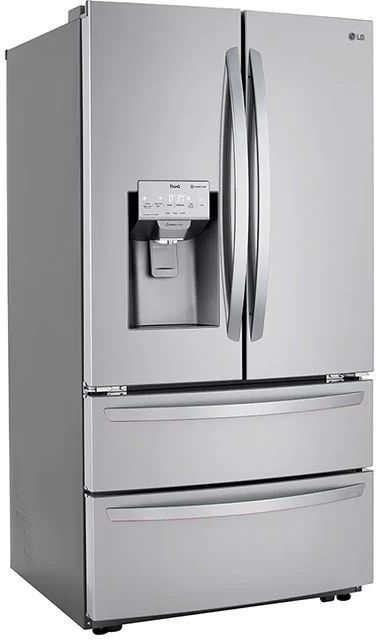 LG 36 in. 22.0 Cu. Ft. Print Proof Stainless Steel Counter Depth French Door Refrigerator-3