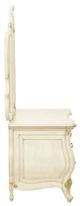 Michael Amini® Platine De Royale Champagne Vanity Desk and Mirror-3