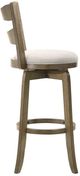 Armen Living Blair Creamy Neutral/Wheat Swivel Bar Stool-5