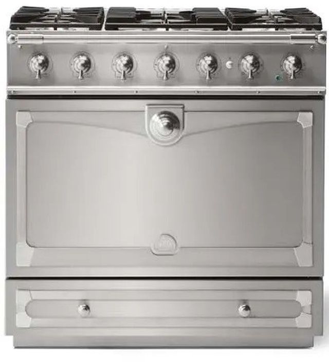 La Cornue CornuFe´ 90 36" Stainless Steel Pro Style Dual Fuel Range-0