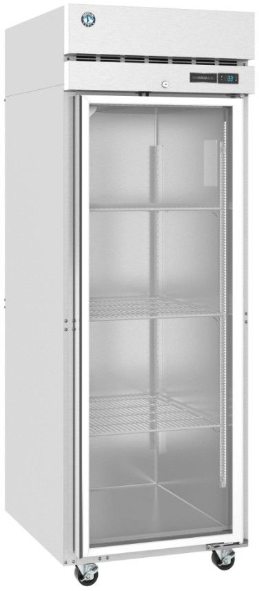 Hoshizaki Steelheart® 23.1 Cu. Ft. Stainless Steel Upright Freezer with Full Glass Door and Lock-1