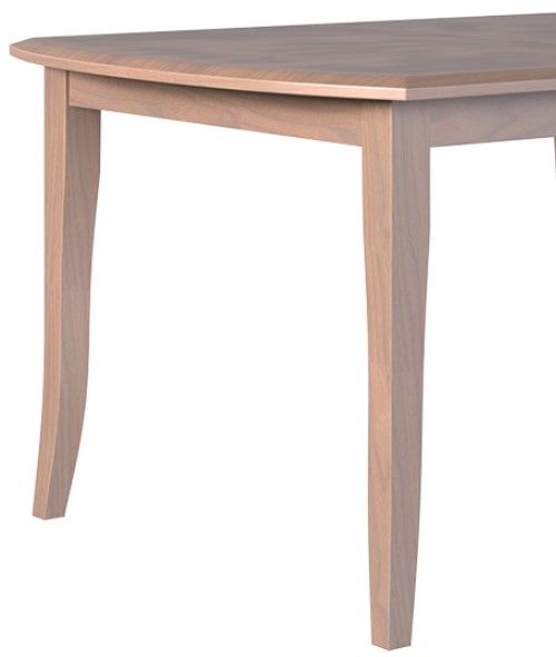 Country View Woodworking Customizable Flagstaff 42" Cherry Top Dining Table with 4-Leaves and Brown Maple Legs-1