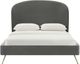 TOV Furniture Vivi Grey Velvet Queen Bed-2