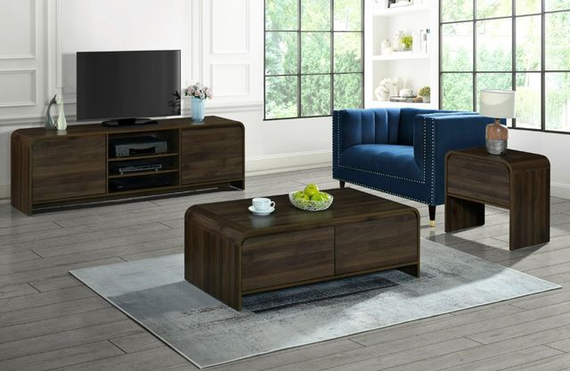 New Classic® Home Furnishings Mara Walnut 24'' End Table-1