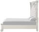Furniture of America® Promenade Wire Brushed White Eastern King Panel Bed-2
