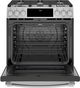 GE Profile™ 30" Stainless Steel Slide-In Front Control Gas Range-2