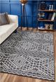 KAS Rugs Provo Black Quinn 5'x8' Area Rug-5