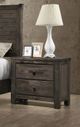 New Classic® Home Furnishings Blue Ridge 4-Piece Gray Queen Sleigh Bedroom Set Dresser and Mirror-2
