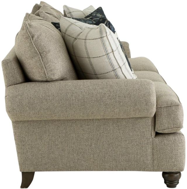Craftmaster® Customizable Craftmaster Essentials Set-Back Paneled Roll Arm Sofa-3