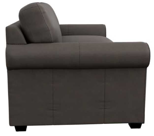 La-Z-Boy® Olson Greystone Leather Apartment-Size Sofa-3
