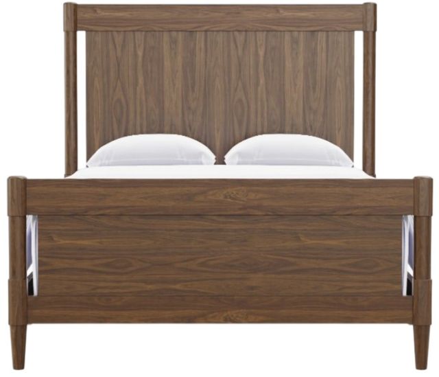 Vaughan-Bassett NordHaven Nordic Walnut Queen Poster Bed-0