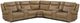 Parker House® Momentum 7-Piece Cashew Power Reclining Modular Sectional with Power Headrest and Lumbar-0