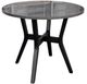 American Wholesale Furniture Shannon 5-Piece Black/Gray Counter Height Dining Set-1