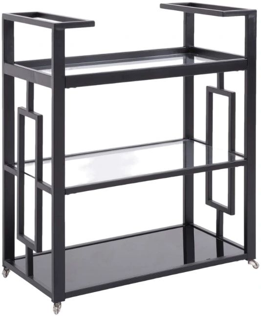 Chariot de bar de Decor-Rest® Furniture LTD Apollo - Noir