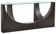 Magnussen Home® Beckham Glass Top Sofa Table with Rustic Tavern Base-2