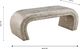 TOV Furniture Kenya Gilded Leopard Bench-4