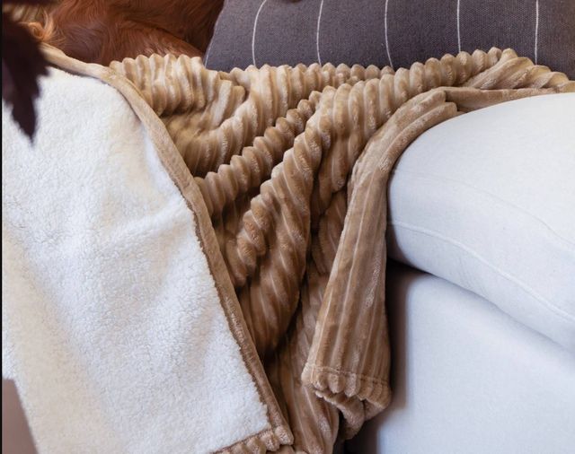 CordaRoy's® Tan XXL Throw Blanket-1