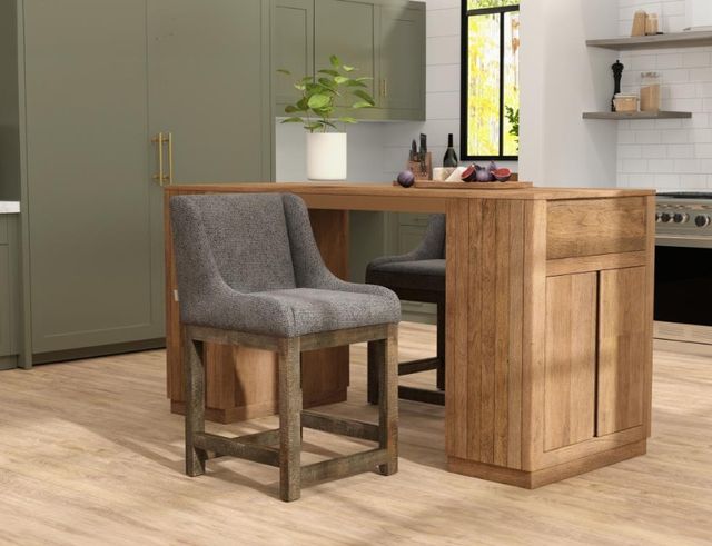 International Furniture Direct Seating Brown/Gray Bar Stool-1